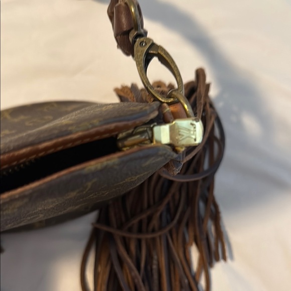 Louis Vuitton Brown Monogram Crossbody Bag with Fringe - Picture 6 of 6